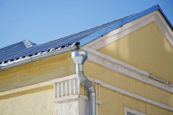 Steel Downspout Installation in Richmond