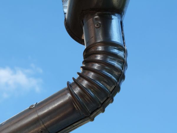 Metal Downspout Installation in Richmond